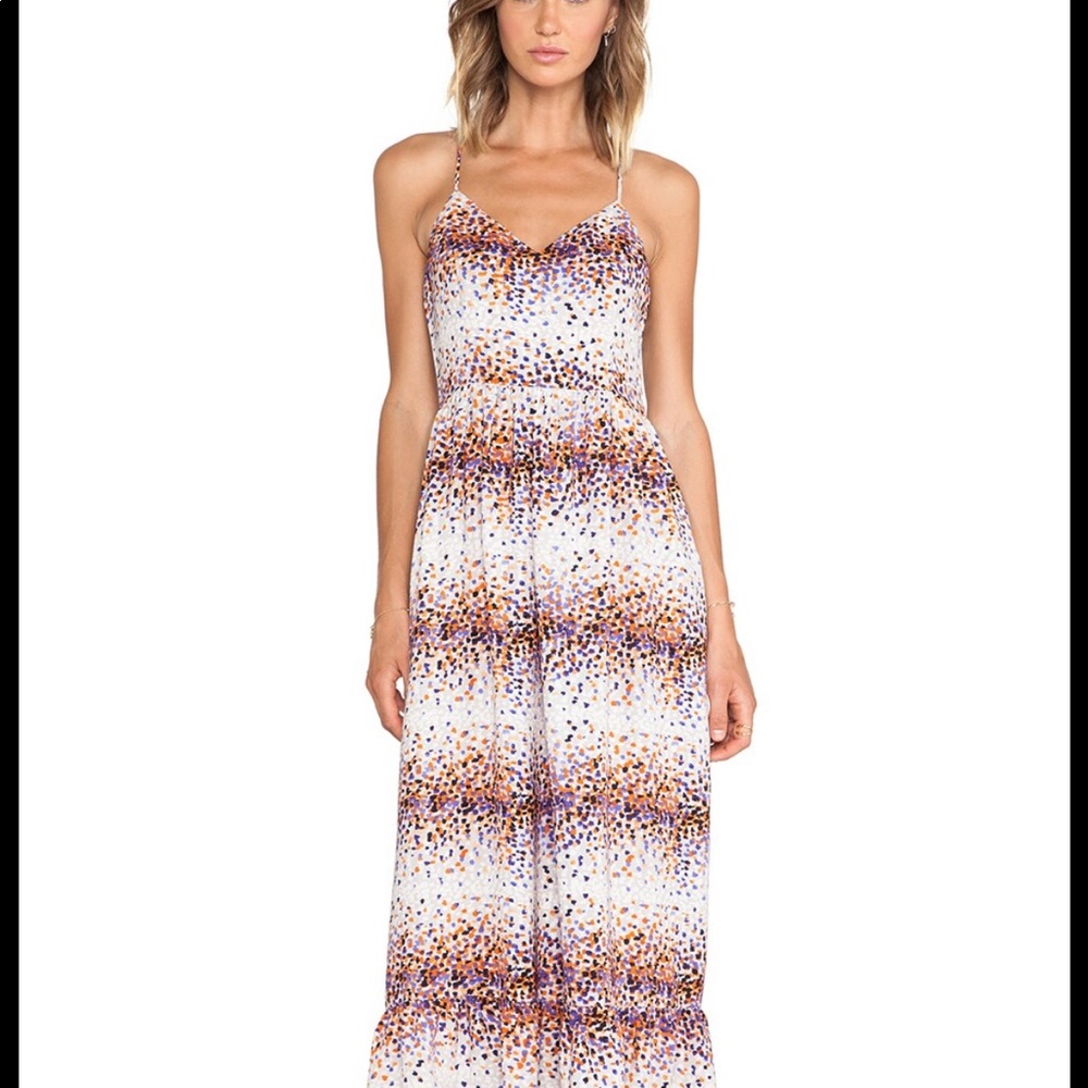 Parker 100% silk maxi dress